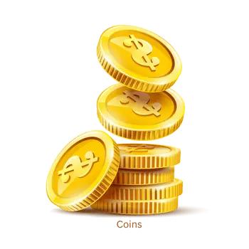 Subway Surfers mod APK coins with golden shine and floating animation