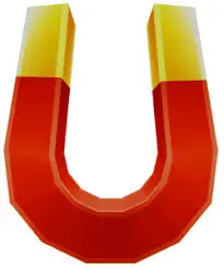 Subway Surfers mod APK Magnet power-up with glowing red magnet and coin-attraction animation