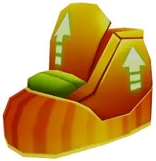 Subway Surfers mod APK Super Sneakers power-up with oversized shoes and high-jump animation