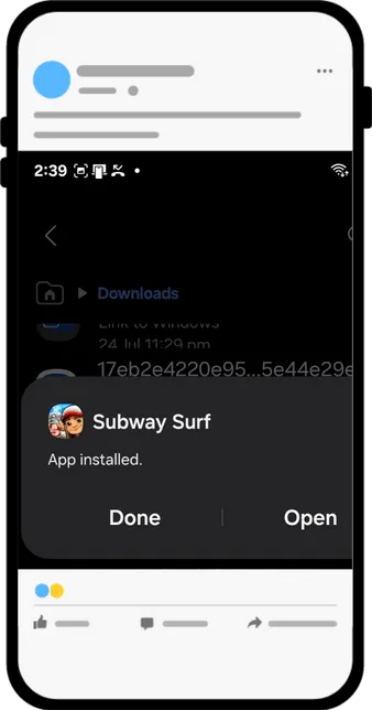 installation of subway surfers mod apk is completed just click at open button to start game.
