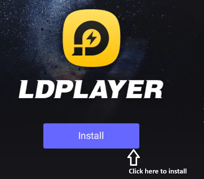 Click to start LDPlayer installation for Subway Surfers mod APK