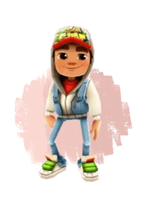 Subway Surfers mod APK character Jake the Super Hero in heroic costume
